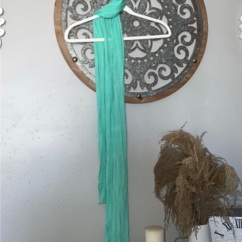 Green scarf